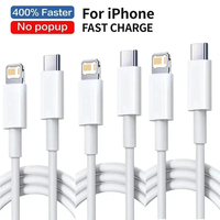 5Pcs 30W PD Fast Charging Cable For Apple iPhone 13 12 11 14 Pro Max Mini USB C Cable For X XR XS MAX 7 8 14 Plus 6 Accessories