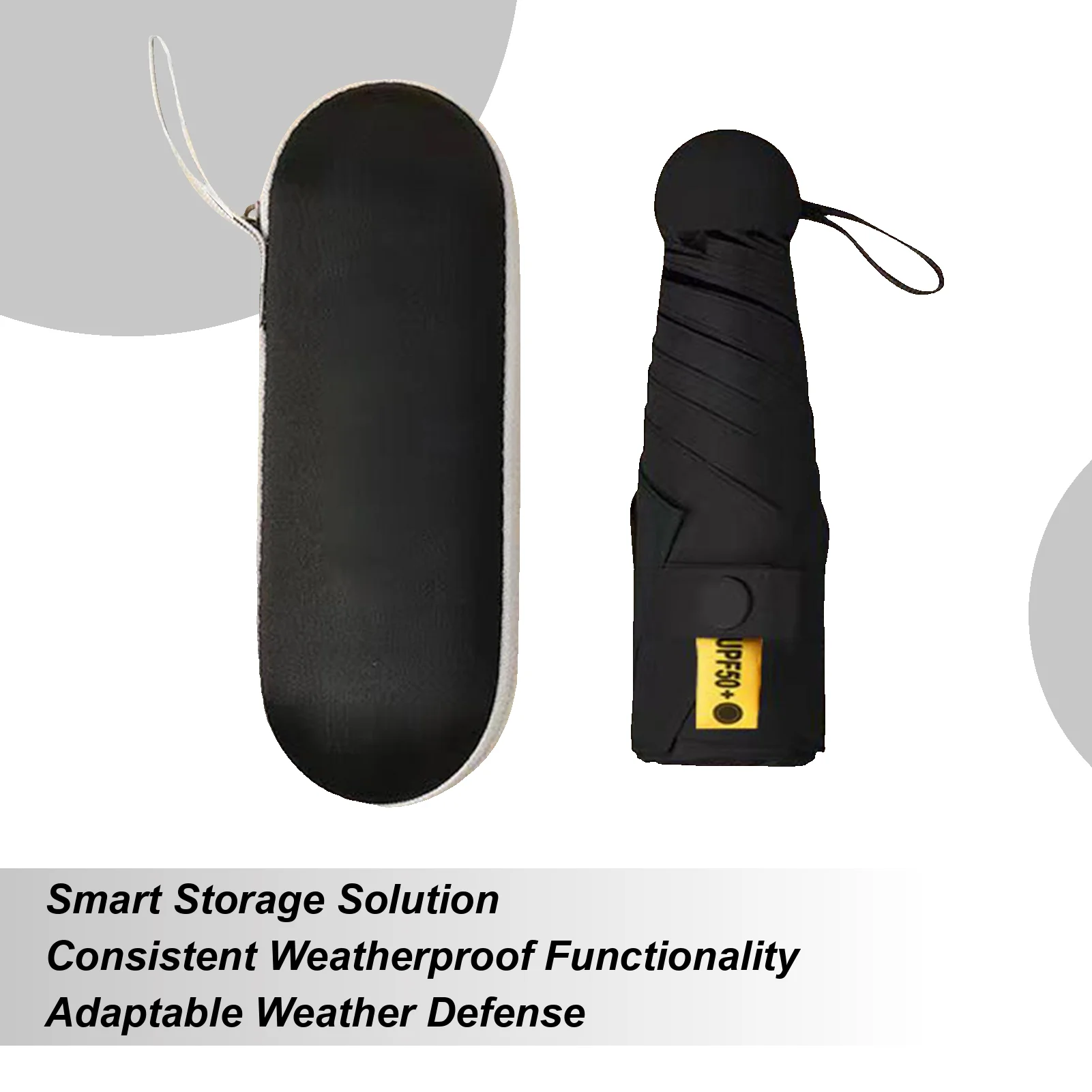 

Travel Sun Umbrella UV Protection UV Blocker Travel Pocket Umbrella Rain Sun Protection Lightweight Portable Accessories For