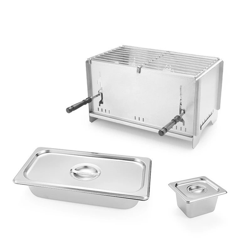 

Outdoor Oden wood stove, portable multifunctional stainless steel