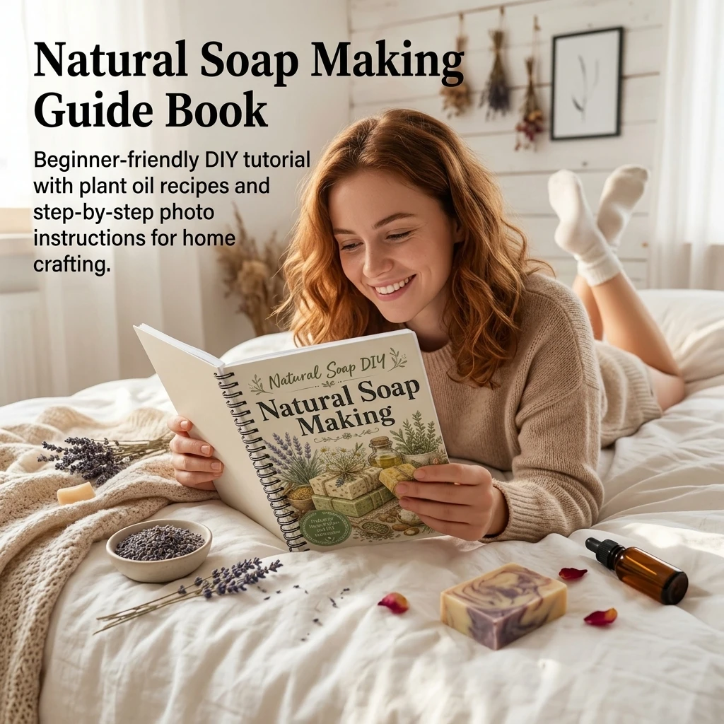 Soap Making Books For Beginners - Doğal Sabun Yapımı Kılavuzu, Bitkisel Yağ