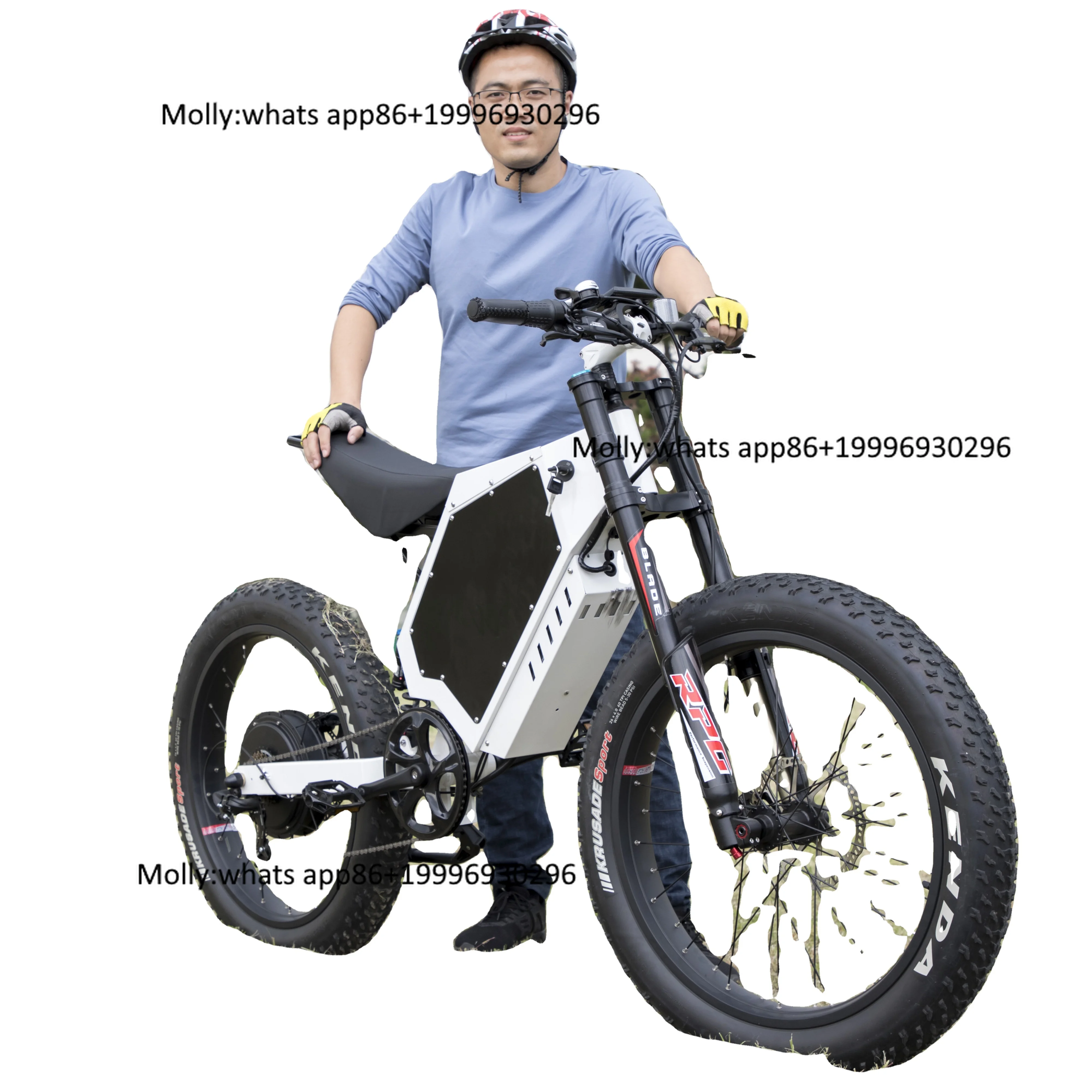 Cheap Price Long Driving Distance 8000W 12000W 15000WE Mountainbike Electric Dual Battery Ebike
