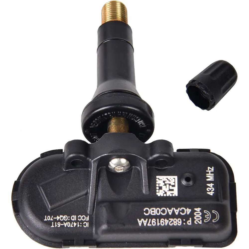 68249197AA 1/4 pz SENSORE TPMS Per JEEP CHEROKEE 2014-2018 2014-2019RAM 1500 2015-2018 RAM 2500 433 MHz SENSORE DI PRESSIONE ARIA DEL Pneumatico