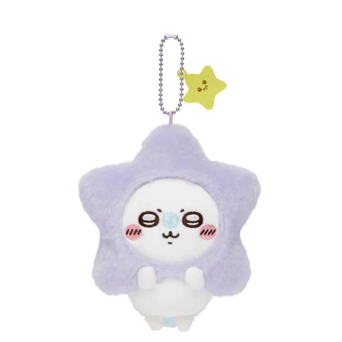 Star Wish Series Plüsch-Schlüsselanhänger – Niedliches Usagi Hachiware Flugregenwalzen-Stofftier mit fünfzackigem Sternanhänger als Geschenk – Detail 9