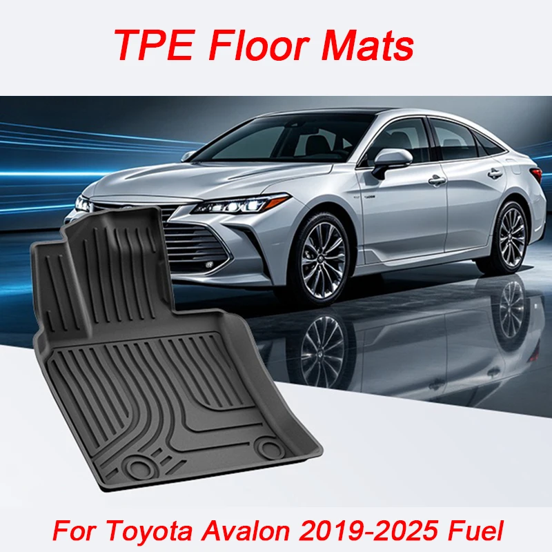 Fully Surrounded Foot Pad for Toyota Avalon 2019-2025 Fuel Car Waterproof Non-Slip Rubber Floor Mat TPE Car Accessories