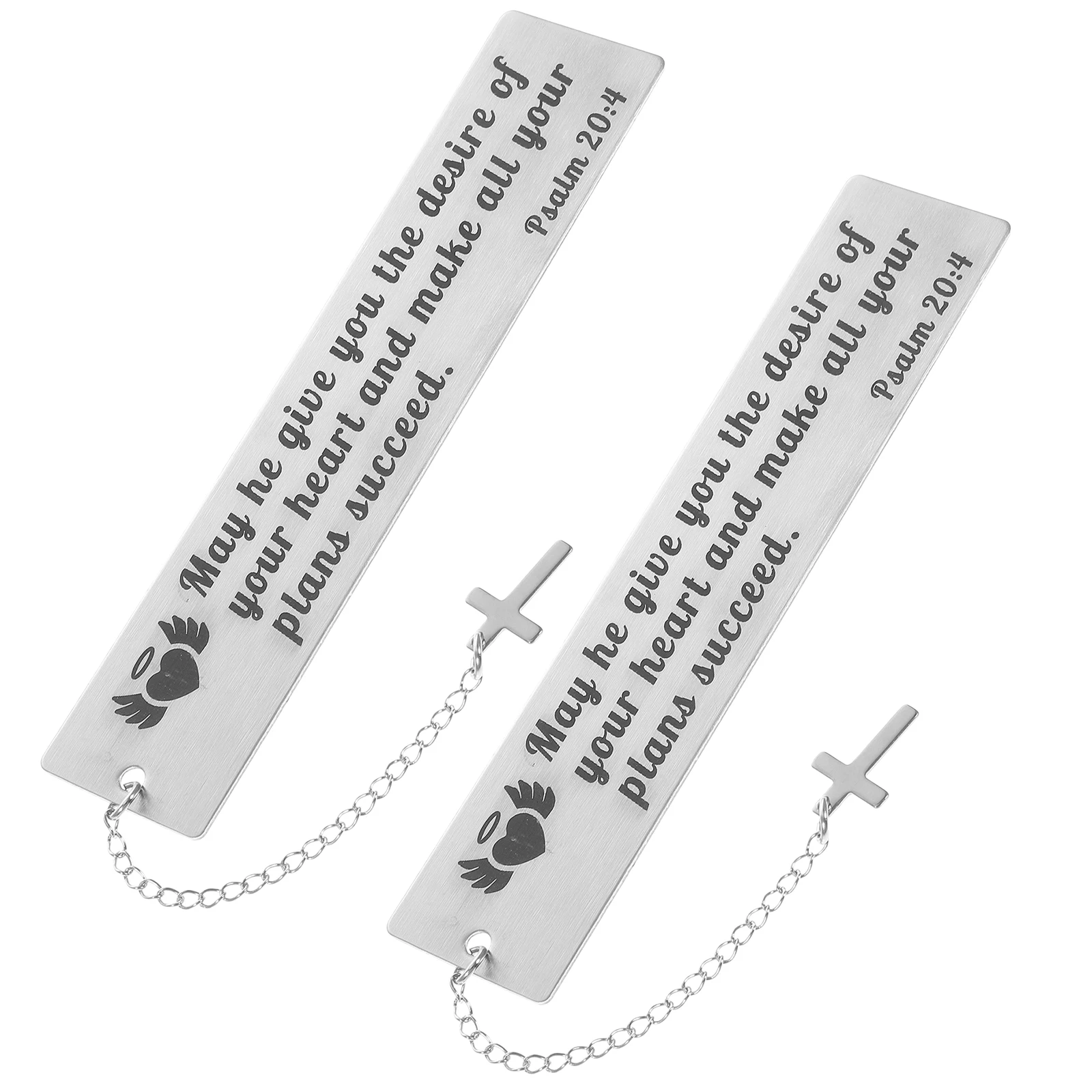 

2pcs Metal Bookmarks Stainless Steel Asleep Here Gifts for Men Teens Page Markers Creative Lovers