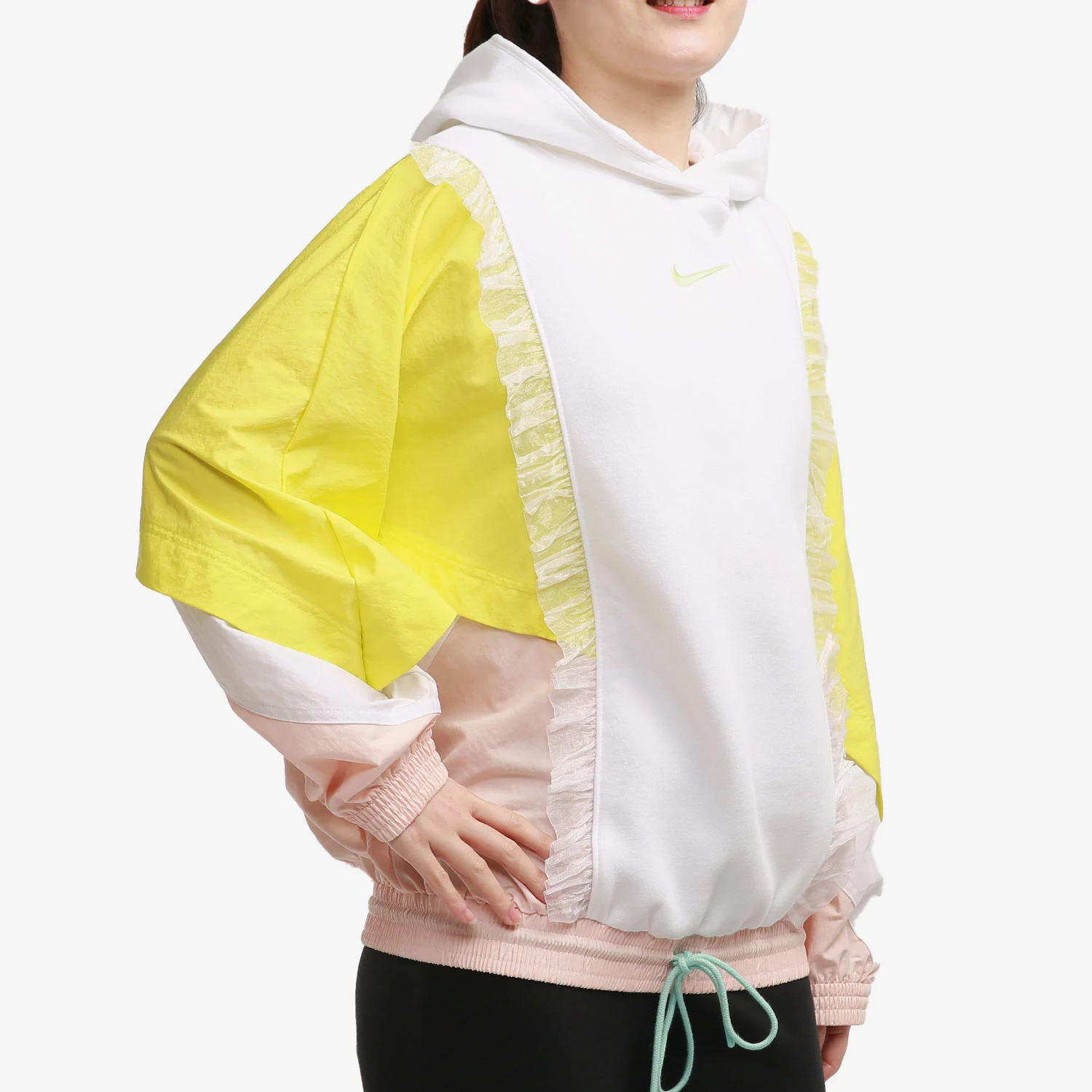 Nike Authentic Women's Hooded Patchwork Sweatshirt DH1371-107