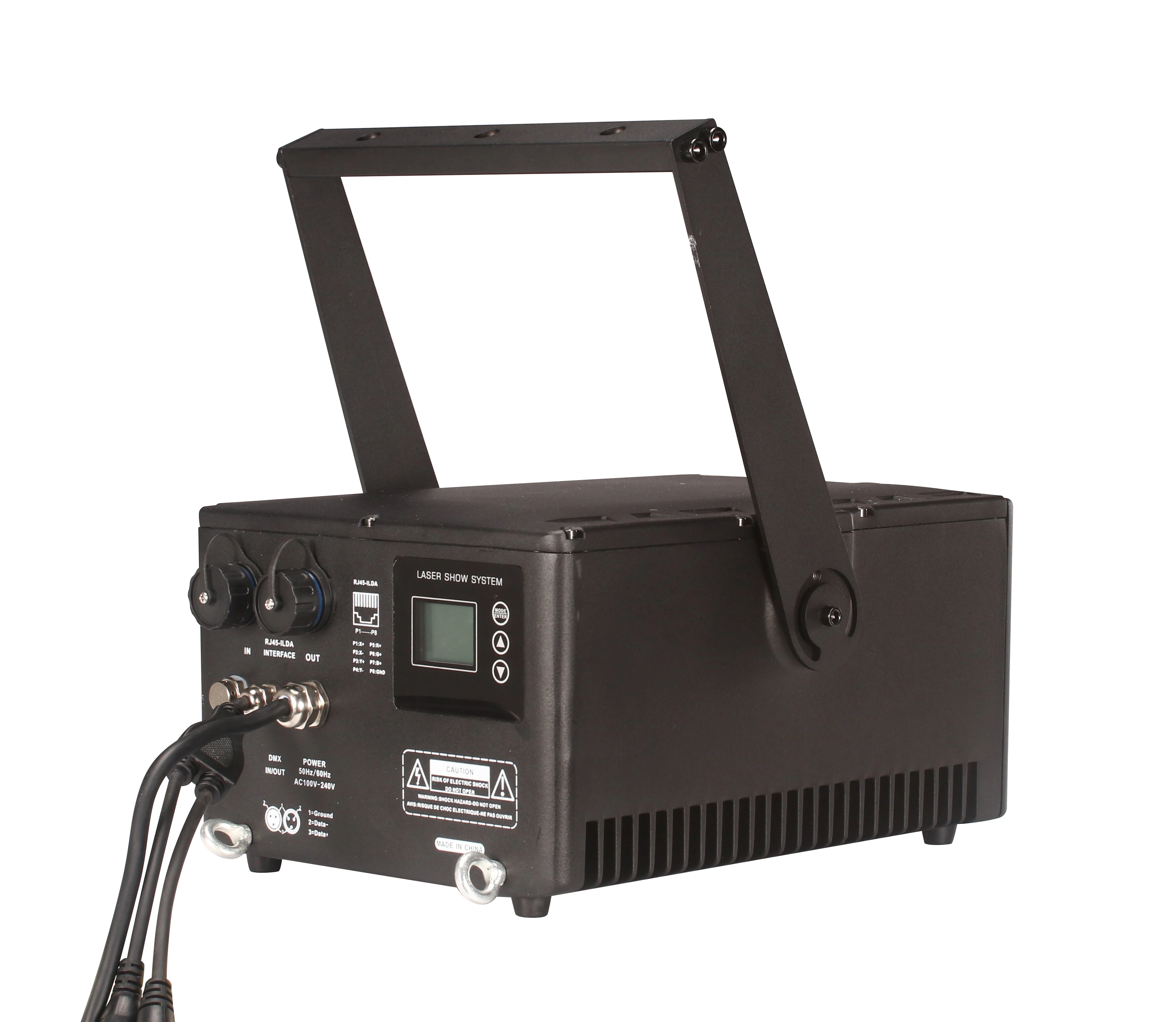 15W RGB Full-Color LED Laser Light with DMX Control for Wedding Dance Disco Bar Night Club Animation