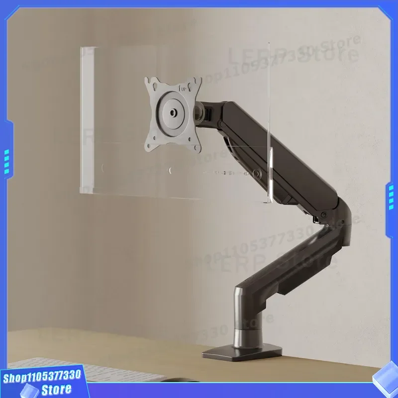 OMNI Foldable Aluminum Monitor Stand 17 to 30 Inch Screen Holder with 360 Degree Rotation and Tilt Adjustment Multifunctional