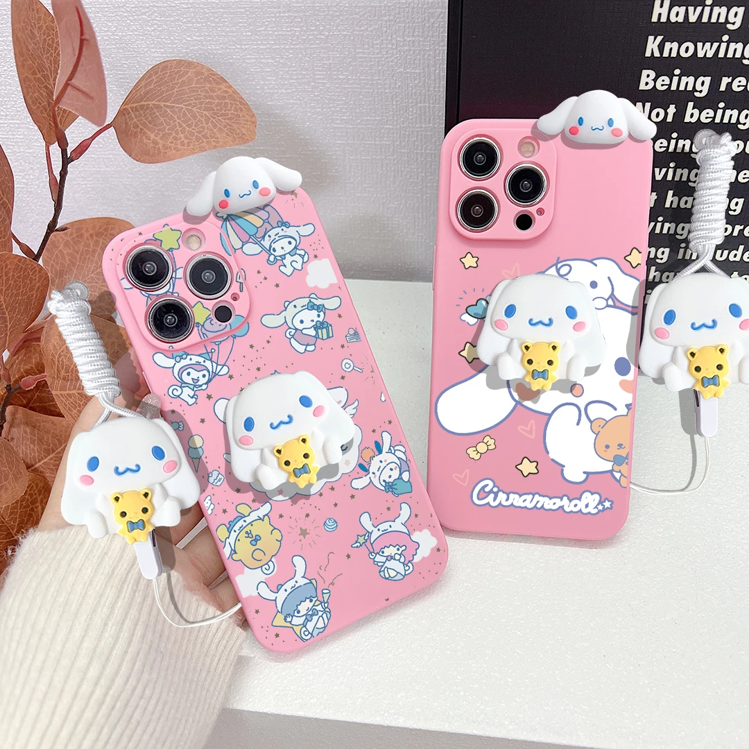 Sanrio Cinnamoroll Case For Samsung A32 A33 A34 A35 A55 A40 A41 A42 A50 A51 A52 A53 A54 A60 A70 A71 A72 A73 Note 8 9 10 Plus