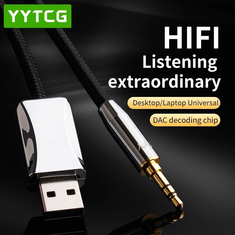 

High quality USB to 3.5mm Cable USB A Male to 3.5 Jack Aux Connector for Car Speaker Headphone Auxiliary Adapter