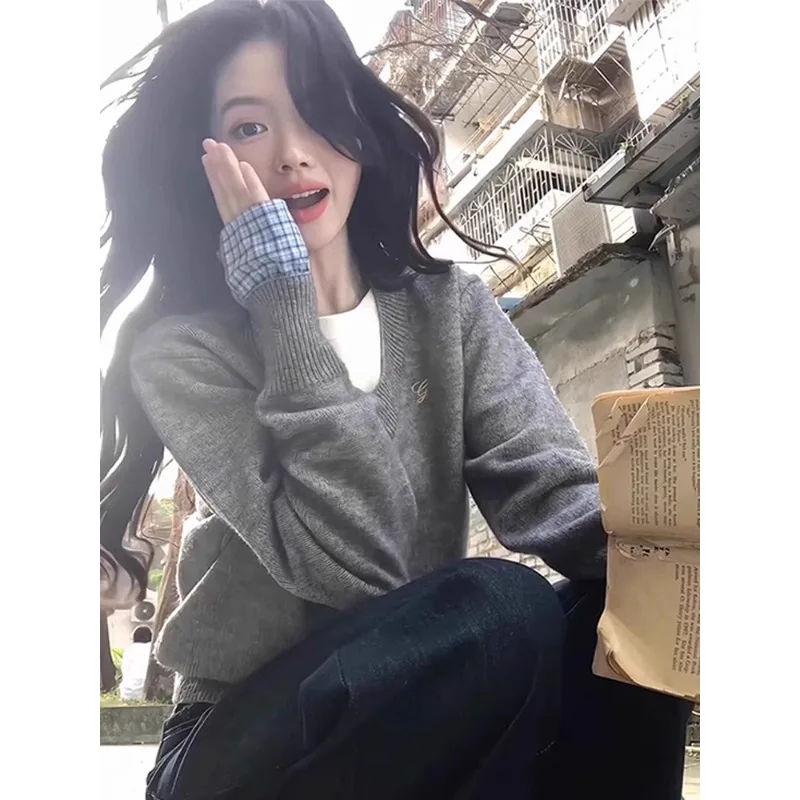 

Женские пуловеры больших размеров: альтернативная, эмо, готическая, темная, загадочная мода, крутой трендовый стиль, уникальный дизайн, товары Ins