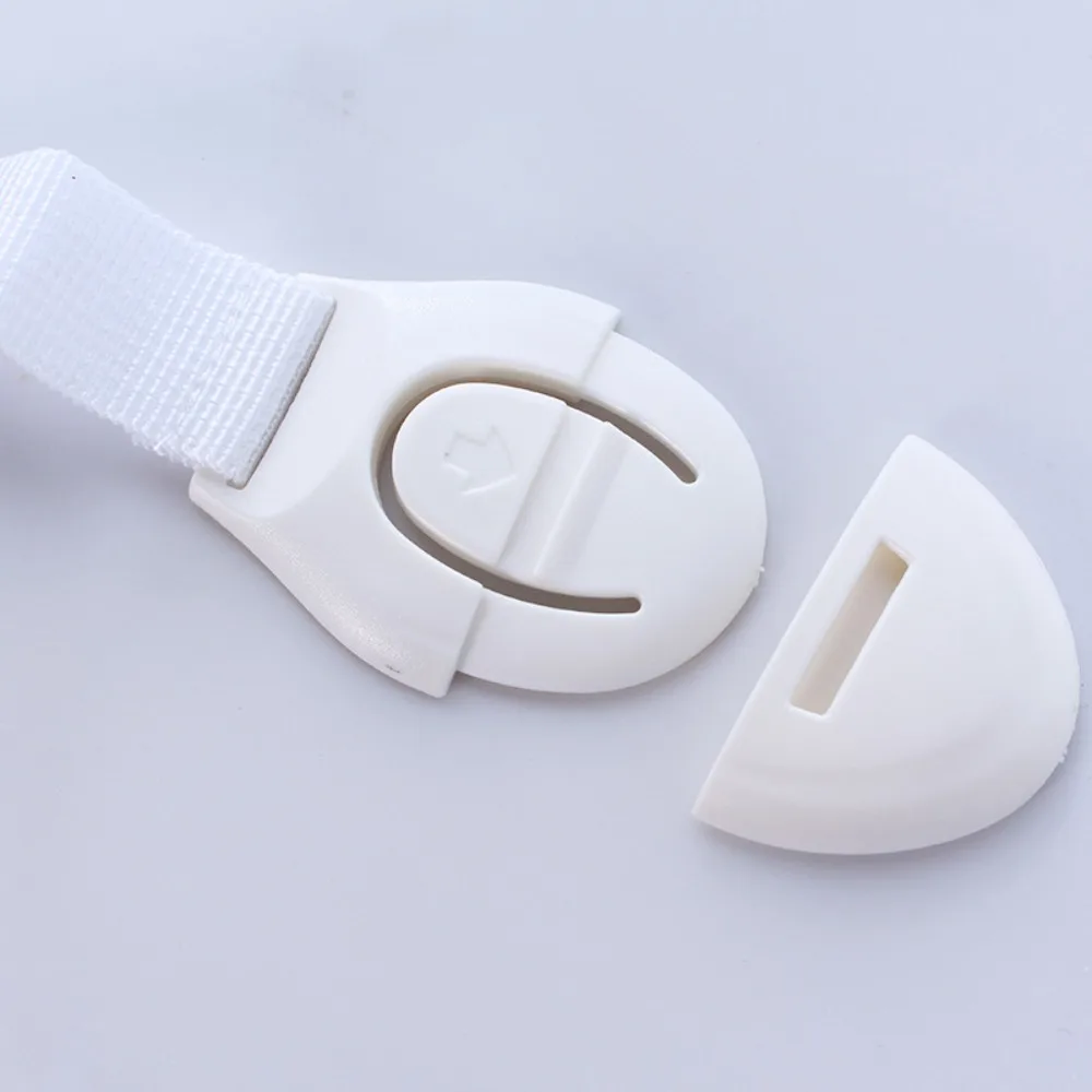 1-100Pcs Kids Safety Cabinet Lock Cabinet Door Multi-Functional Ribbon Lock Buckle Baby Proof Security Protector for Drawers - view 6