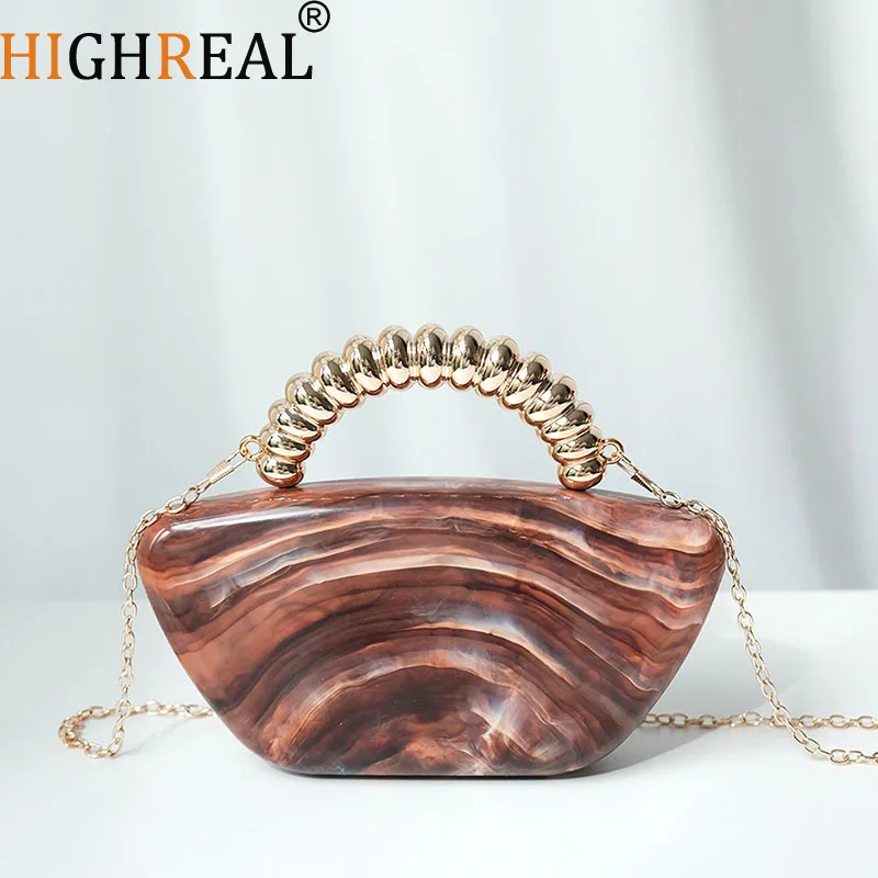 

Designer Acrylic Clutch Bag Women Evening Party Bag Cute Shiny Shoulder Crossbody Bags Wedding Bridal Handbags Party Small Purse