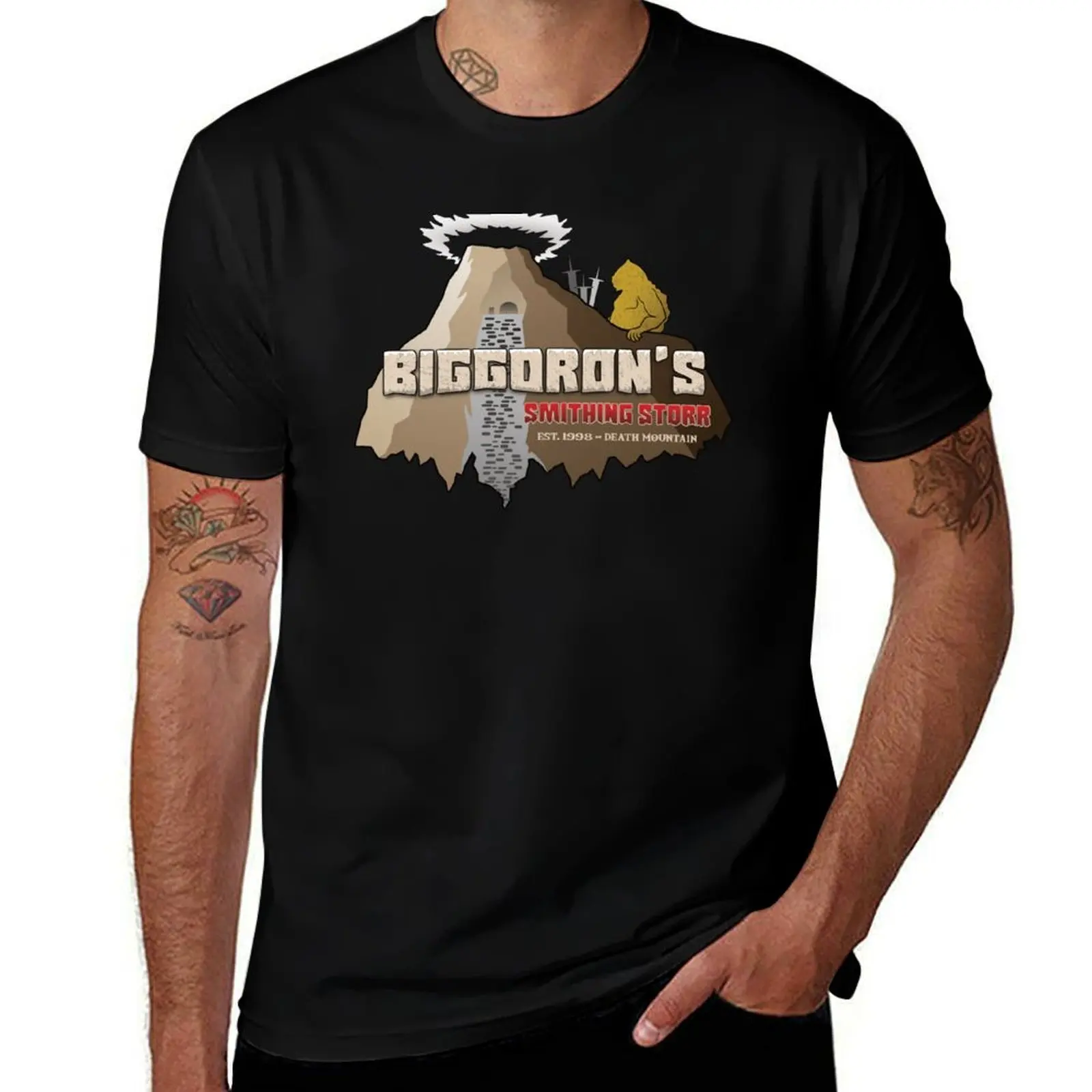 

Biggoron’s Smithing Storr T-Shirt Soft Casual Short Sleeve Cotton Tee