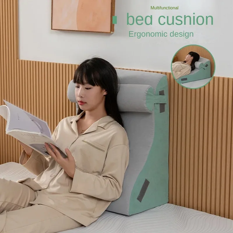 

Headrest cushion, soft packaging, waist protection sofa, reading backrest cushion, universal large backrest artifact