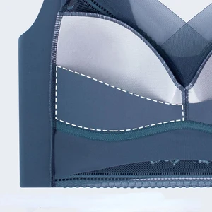 Big Push -up -BH für Frauen, Seide CEIVE, nahtlos, drahtlose Bralette, Sommerbralets, Plus Größe, Dessous -Obertop, Innenkleidung, 15019, L bis 6xl 12 Hauptverkäufe Dessous Nun - №11