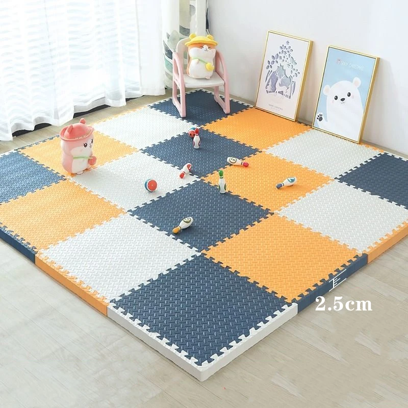 

Extra Thick 2.5cm Foam Baby Play Mat Puzzle Mat Kids Interlocking Exercise Tiles Rugs Floor Tiles Toy Carpet Soft Carpet 30*30cm