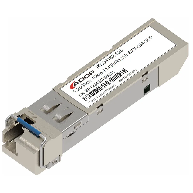 ADOP for Cisco GLC-BX-D Compatible 1000BASE-BX-D BiDi SFP 1490nm-TX/1310nm-RX 10km DOM Simplex LC SMF Transceiver Module