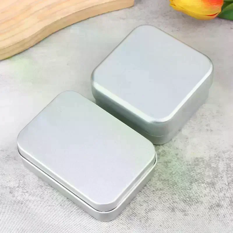 Square Aluminum Soap Dish Soap Box With Lid Aluminum Soap Holder Travel Soap Travel Soap Tray Container For Dish Home Bathrooms