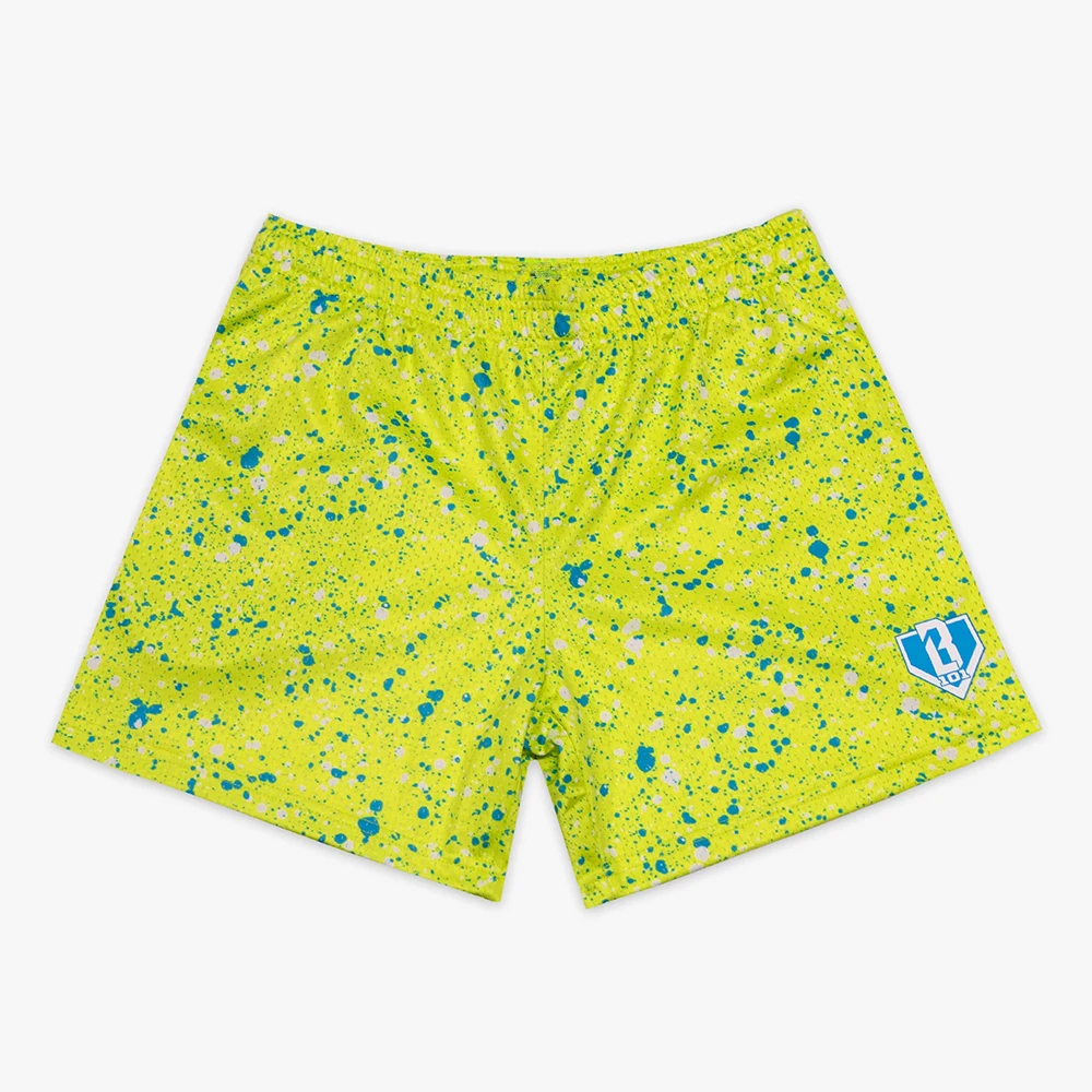 Novos Shorts de Verão para Crianças/Jovens, Estilo Baseball 101, Shorts Oversized Respiráveis e de Secagem Rápida ﻿ ﻿   Shorts Retro Masculinos