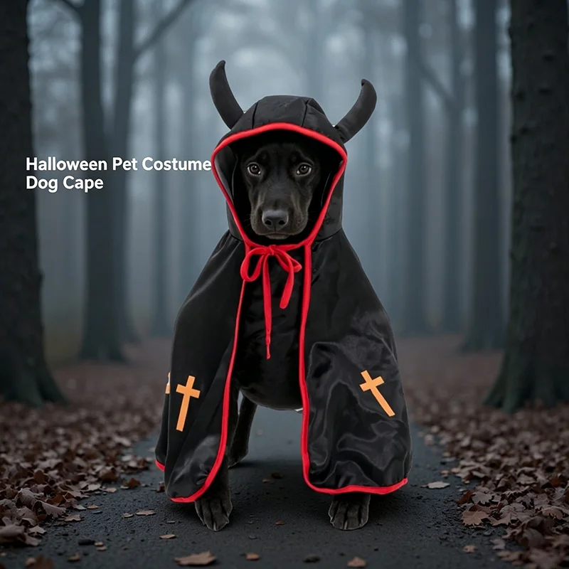 Disfraces de Halloween para Mascotas, Túnica de Bruja Vampiro, Atmósfera Mágica, Pijamas Divertidos para Perros y Gatos, Artículos para Mascotas, Ropa para Mascotas, Accesorios para Mascotas