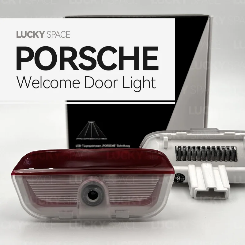 Adatto per Porsche Cayenne 911 992 Taycan door welcome light luce di proiezione a LED ad alta definizione accessori automobilistici