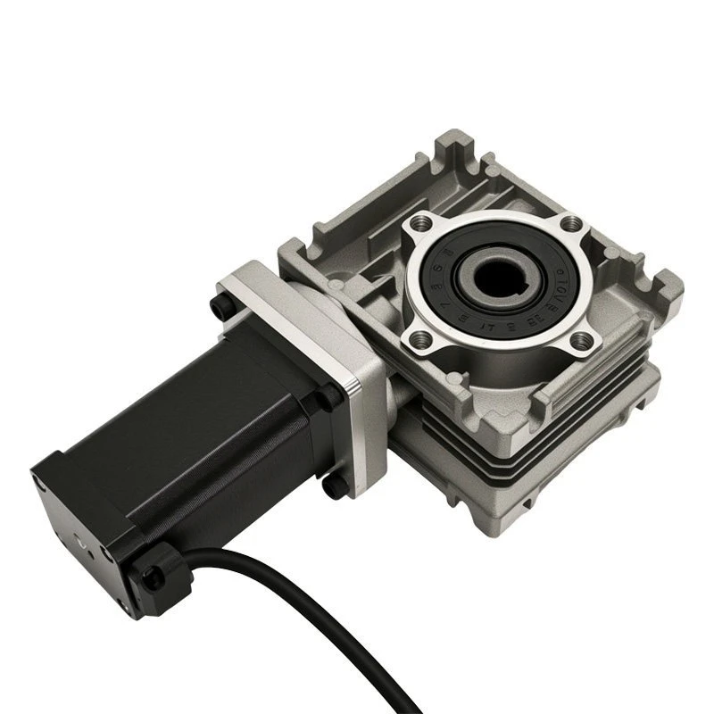 For Small 42 Stepper Motor Worm Gear Reducer Set, Right Angle Turbine Worm Reducer RV30 Gearbox