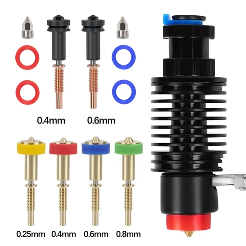 Kit Hotend de cerámica E3D Revo mejorado, calentador de calentamiento rápido, cambio rápido para H2 V2S para Creality Ender 3/V2/Pro Voron Hot End