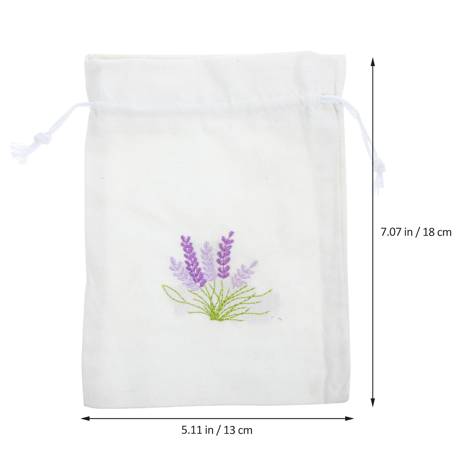 10 Pcs Bundle Empty Fragrance Bags Lavender Sachet Black Duffle Perfume Drawstring Scent Travel