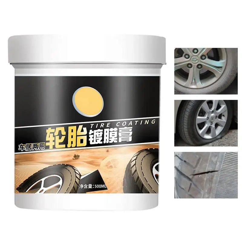 

Tire Shine Wax Coating Paste For Auto Tires Retreading Wax Tire Retreader For Trucks RVs Sedans Mini Cars And SUVs