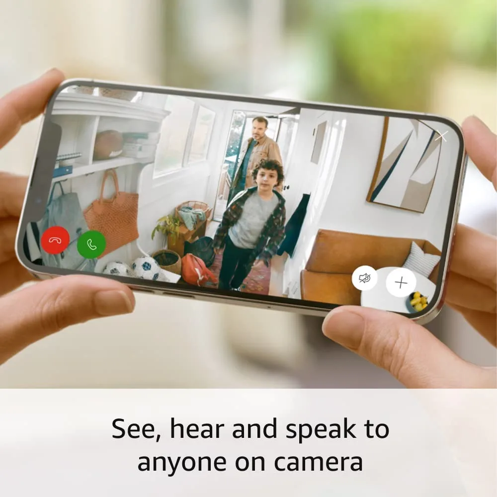 

Indoor Cam (newest model) — Home or business security in 1080p HD video, White
