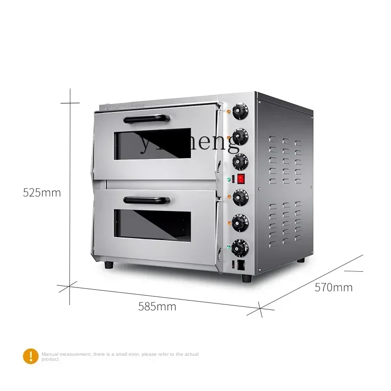 Electric Oven Commercial Double-Layer Baking Bread Pancake Pizza Oven Two-Layer Two-Plate Oven