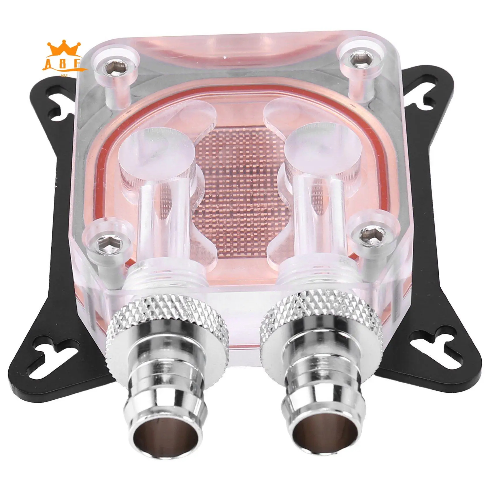 A08E-Gpu Water Block Cooling Double Channel Of Copper Column Video Image Card Water Cooler Radiator 0.4Mm For Amd W40