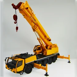 New Arri 1:50 KATO Original Yellow KA1300R  Truck Crane Model 5 Axles Cab Open Swing 360 Degree 5 Section Arm Collection Replica