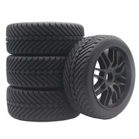 RC HSP Tires with Wheel sets Sweep Type For 1:8 HoBao Buggy/Short Course