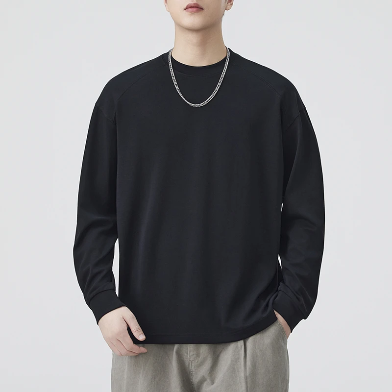 Moda Streetwear Masculina, Suéteres Casuais de Manga Longa, Camisetas, Hoodies e Tops para Homens