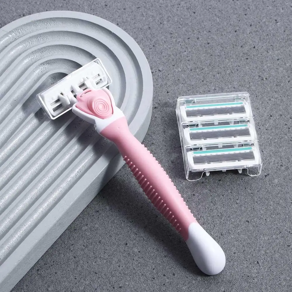 Steel Blade Hair Trimmeing Epilator Tools 6 Layer Blade Hair Removal Shaver Underarm Razor Eyebrow Razor Hair Removal Tools