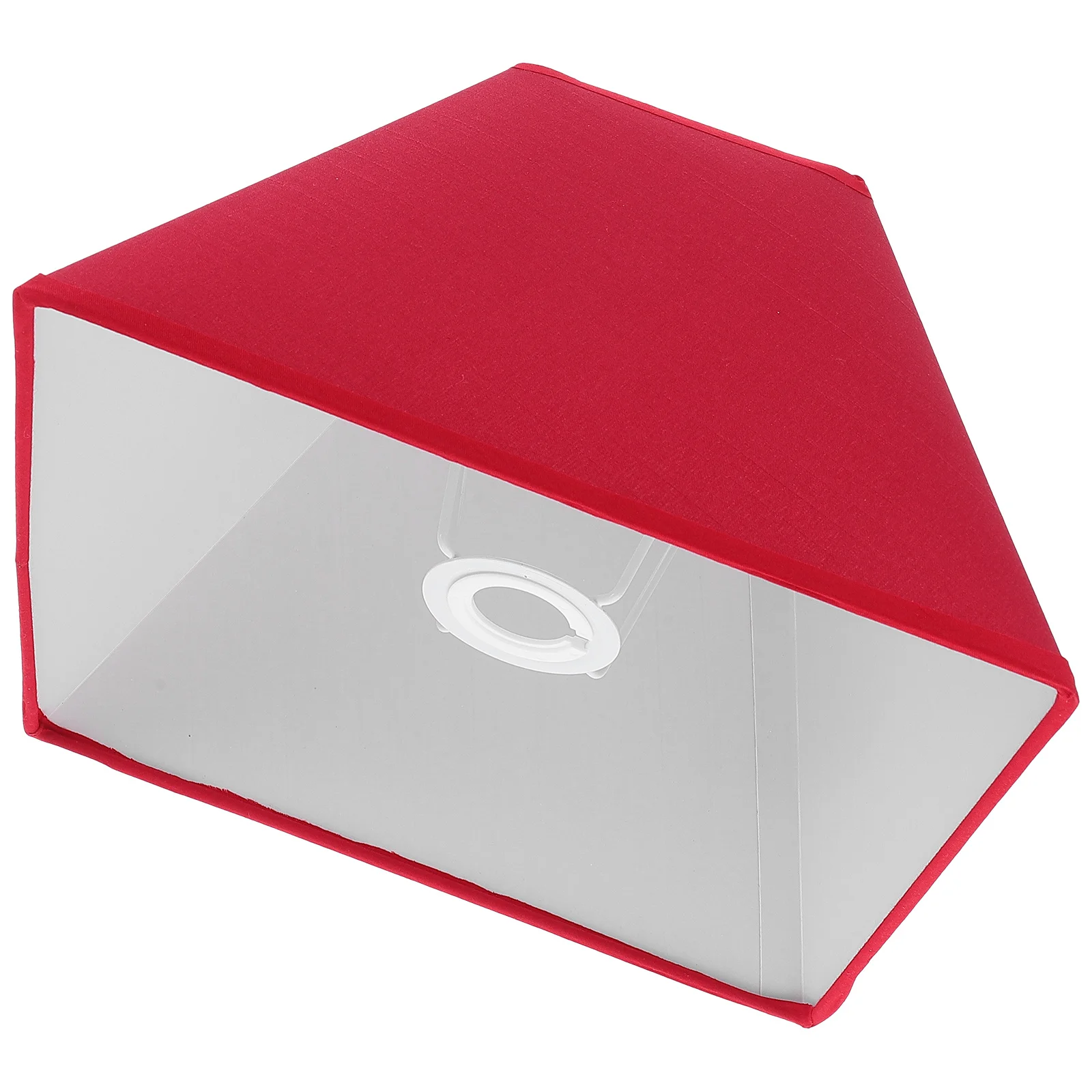 

Red Lamp Shade Simple Cloth Cover For Desktop Table Lamp Dust Protector Home Lighting Decorative Accessory