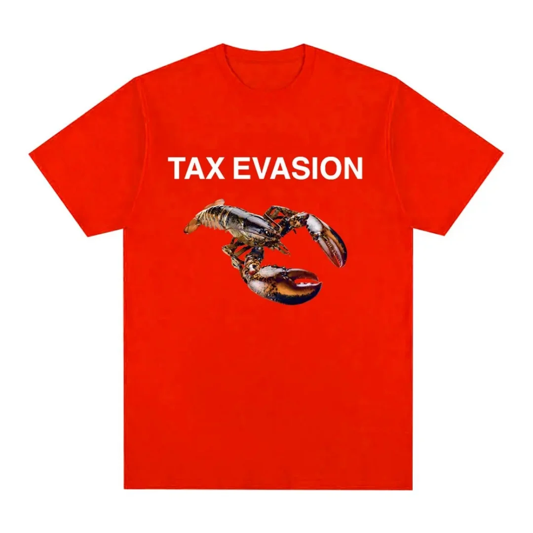 متعة الضريب Evasion جراد البحر ميمي نمط تي شيرت الصيف موضة الرياضة القطن الخالص تي شيرت رجالي ملابس الأطفال المحملة Y2k امرأة