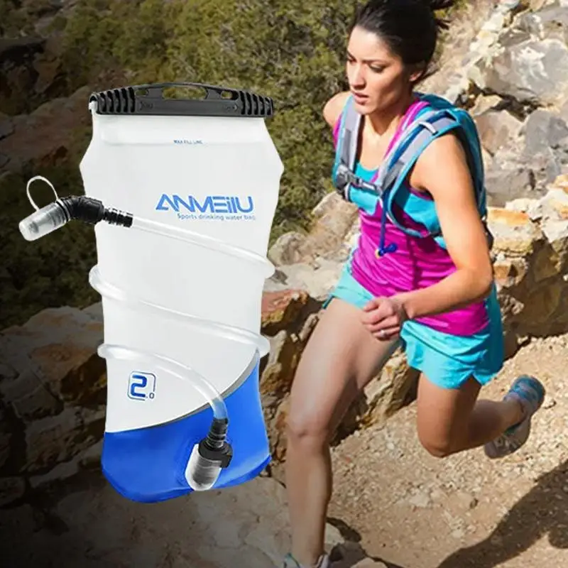 Water Pouch Leak-Proof Hydration Packs With High Capacity Convenient Versatile Odorless Water Storage For Hiking Outdoor