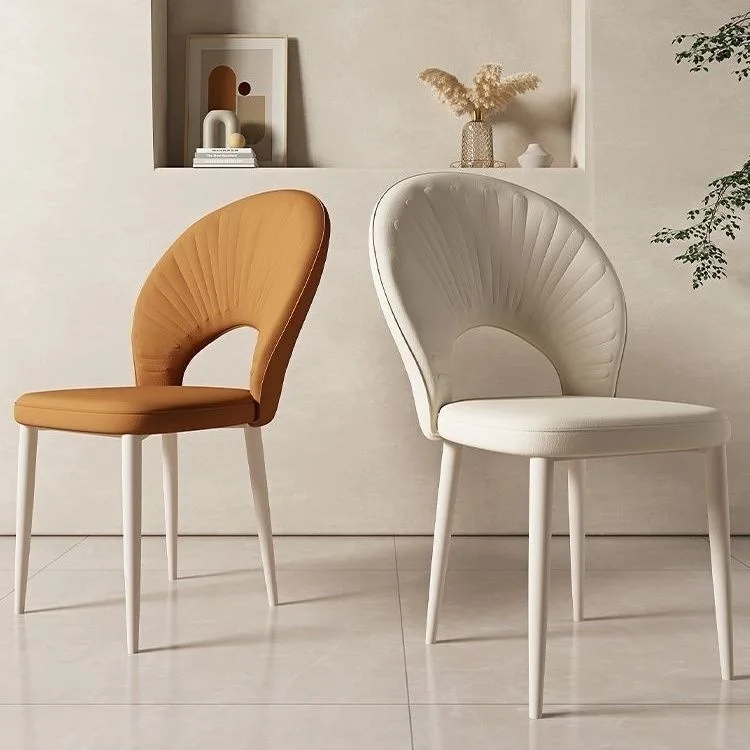 Living Room Dining Chair Home New Stool Backrest Internet Celebrity Makeup Dining Table Dining Room Premium Shell