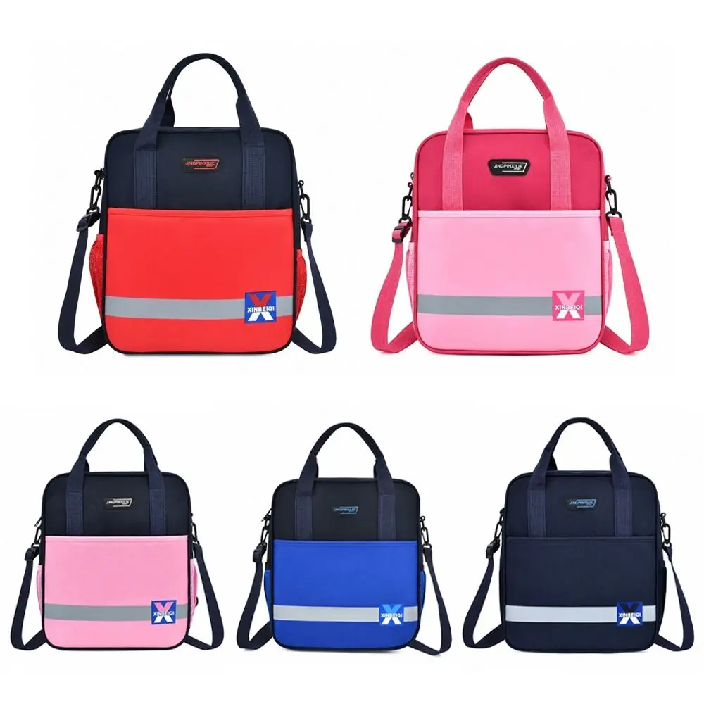 Korean Style Multi‑Pocket Children Shoulder Bag Oxford Cloth Tote School Bag Kids School Handbag Boys Girls