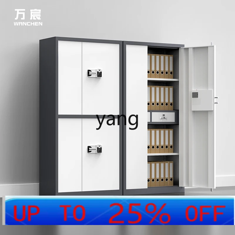 LTT double section national security fingerprint lock file cabinet office storage