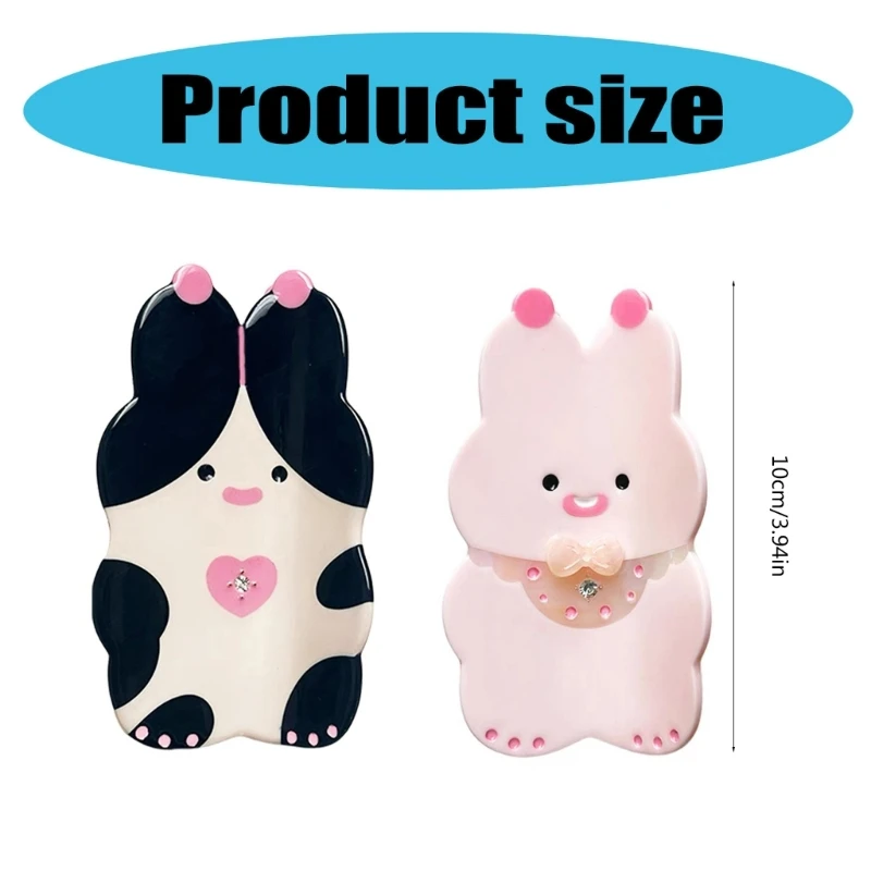 Cartoon Rabbit Hair Clip Unique Hairpin Funny Acetate Hairpieces Friendly Hair Decoration for Fashion Enthusiast image 6