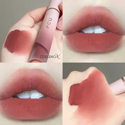 Matte Velvet Lip Gloss Tubes Korean Cosmetics Nude Matte Lip Mud Chocolate Lipstick Red Lip Tint Glaze Waterproof Lasting Makeup