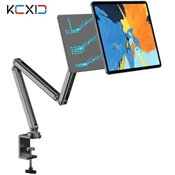 KUXIU Foldable Ipad Magnetic Holder For  iPad Air 11/13 inch（2024），iPad Pro11 inch 2nd/3rd,12.9 inch 3rd/4th/5th 360 Adjustable