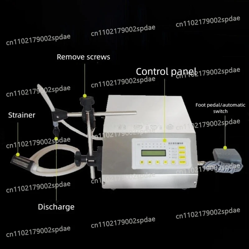 Digital Control Liquid Filling Machine Automatic Liquor Perfume Filler Small Quantitative Bottling Equipment Drip Free Function