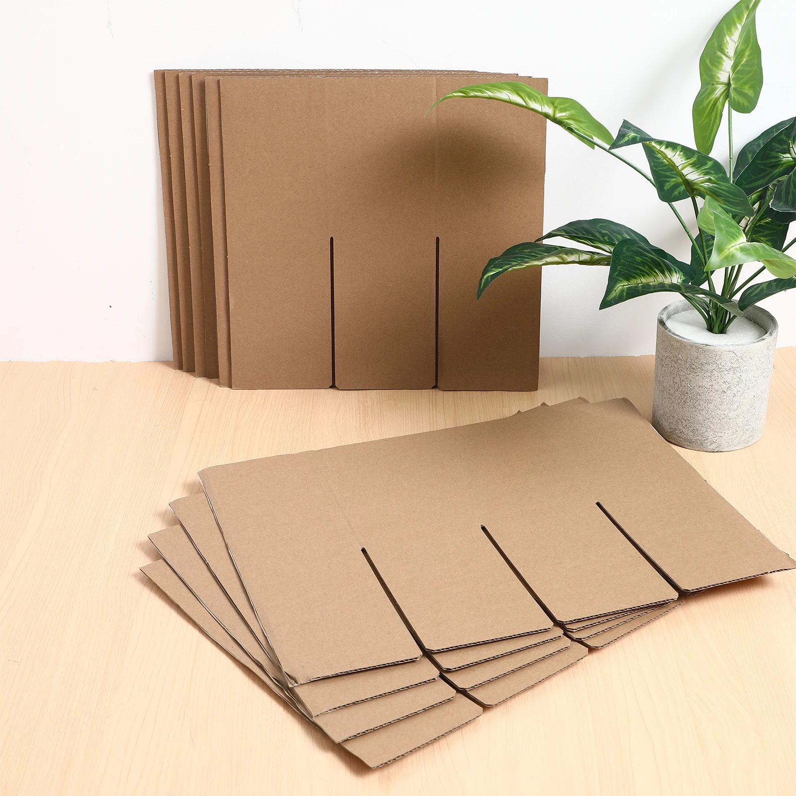 5-teiliges Wellpappe-Box-Trennblätter für den Versand, Gitter-Einsatz-Set, robuster Schutz für zerbrechliche Gegenstände, Glasplatten-Verpackungs-Organizer