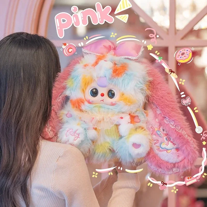 

New Genuine Baby Three 400% Blind Box Lily Rabbit Town V5 Series Cute Vinyl Plush Doll Room Decor Ornament Gift For Girls Kids