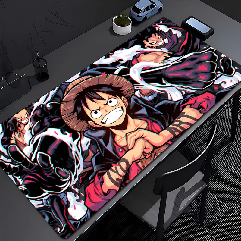 

ONE PIECE Luffy Mousepad Computer Game Mouse Pad Gaming Accessories Anti-Slip Printing Deskmat Keyboard Pad PC HD Anime Mousepad
